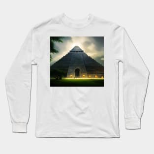 The Mysterious Ziggurat Long Sleeve T-Shirt